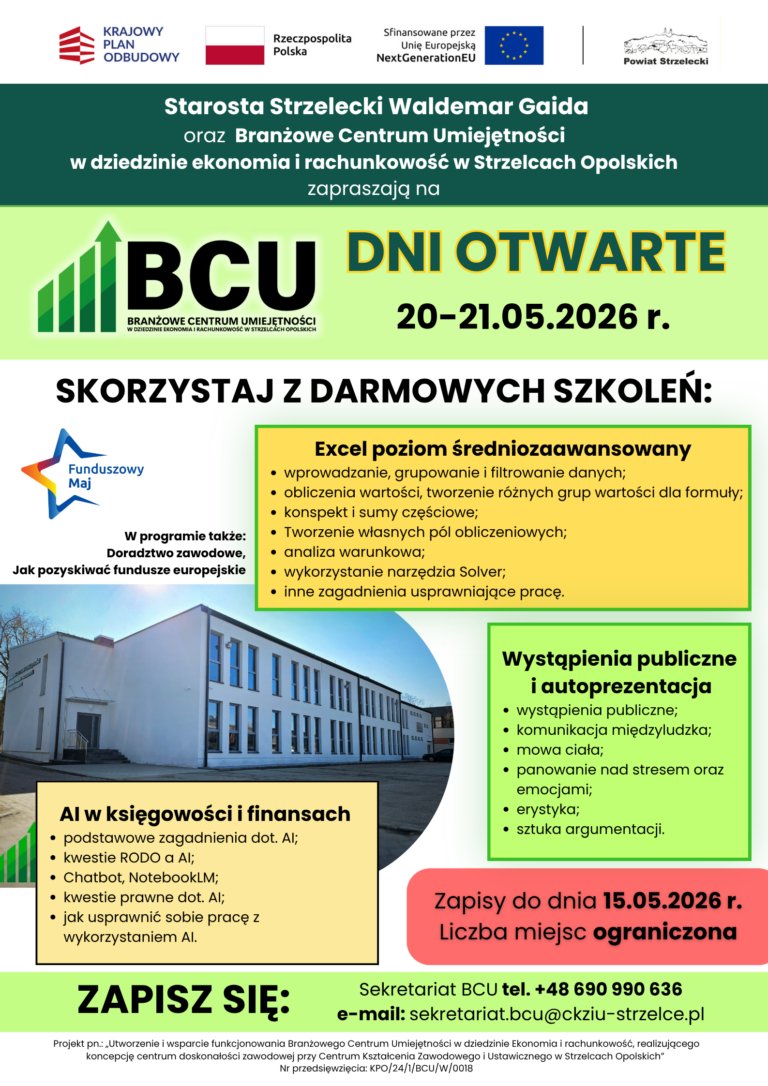 Dni Otwarte BCU – zapraszamy!
