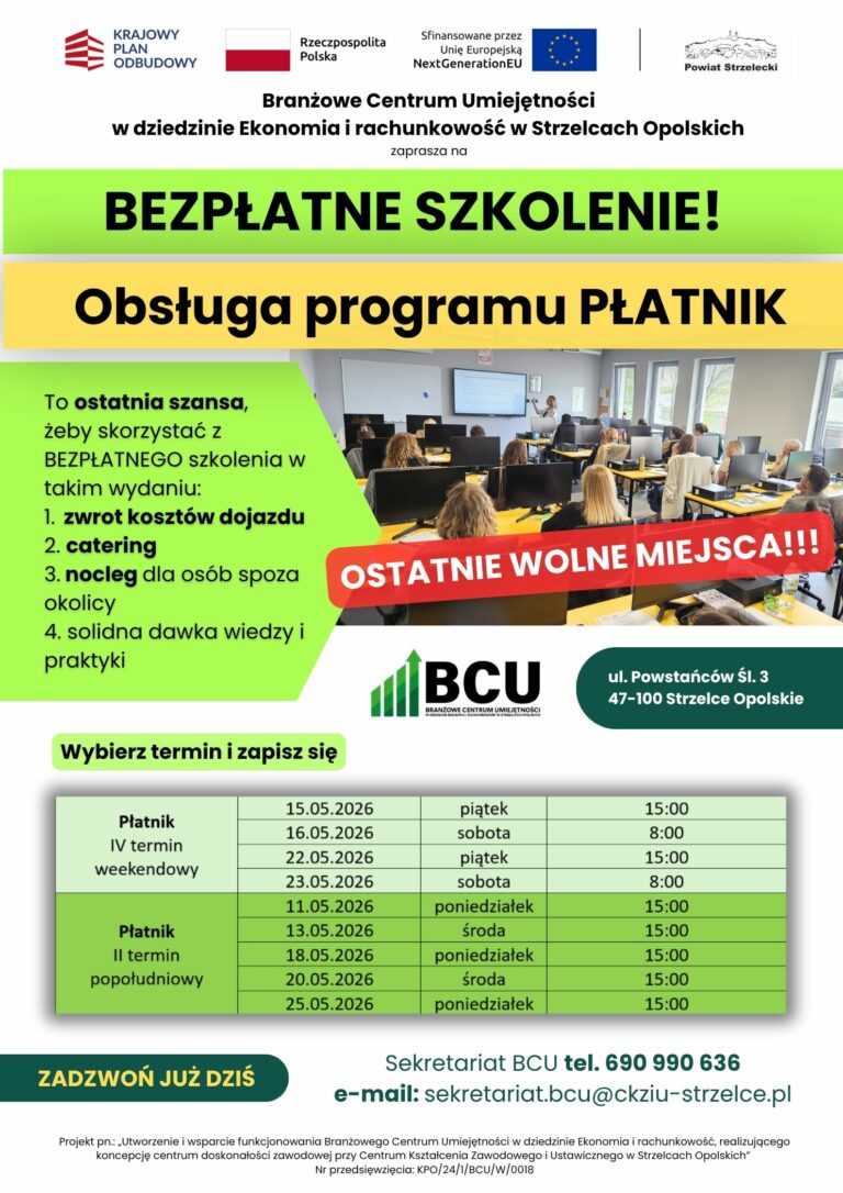 Ostatnie szkolenia w takim wydaniu! Zapisy trwają